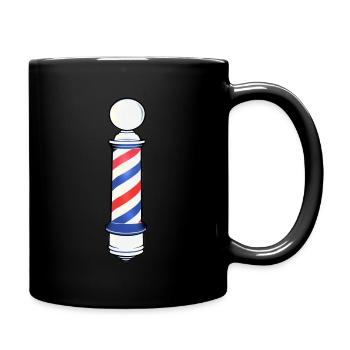 Cadeau du barbier - Mug uni - noir - Droite