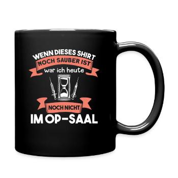 Krankenhaus Operationstechnische Assistentin - Tasse einfarbig - Schwarz - Rechts