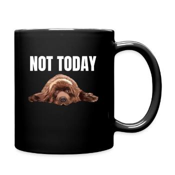 Cadeau du chien TerreNeuve - Mug uni - noir - Droite