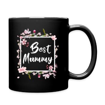 Best Mom of the World Mother Mom Gift - Full Colour Mug - black - Right