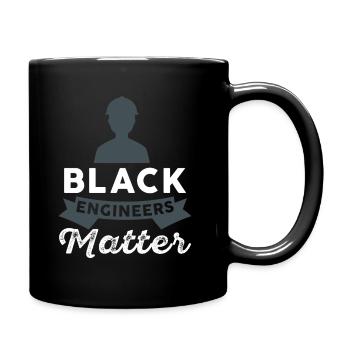Engineer - Black Engineers Matter - Full Colour Mug - black - Right