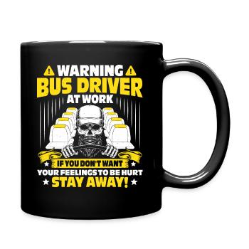 Busbus Bus Driver Bus bus cadeau - Mug uni - noir - Droite