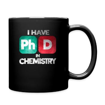 Chemist Chemical Chemistry Gift - Full Colour Mug - black - Right