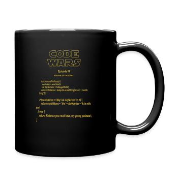 Code Wars - Full Colour Mug - black - Right
