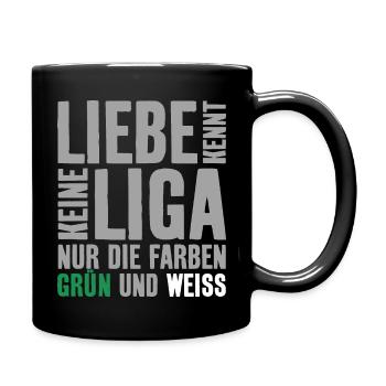 LIEBE KENNT KEINE LIGA ABSTIEG BREMEN - Tasse einfarbig - Schwarz - Rechts