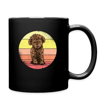 Poodle Poodle Dog Dog Lover Gift - Full Colour Mug - black - Right