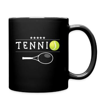 Funny Tennis Player Tennis Coach Racket Tennis - Mug uni - noir - Droite