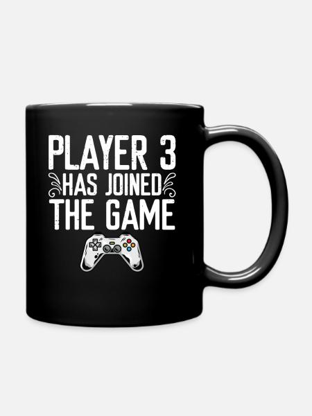 Player 3 Has Joined The Game Bodysuit - Tasse einfarbig - Schwarz