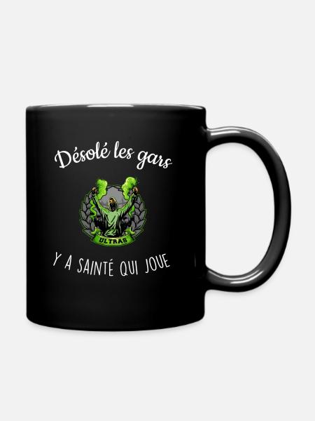 Désolé les gars y a Sainté qui joue - Mug uni - noir