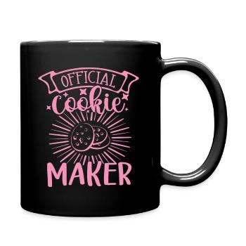Baking Design Cookie Maker Baker Gift Idea - Full Colour Mug - black - Right