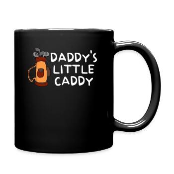 Daddy's Little Caddy and Daddy - Full Colour Mug - black - Right