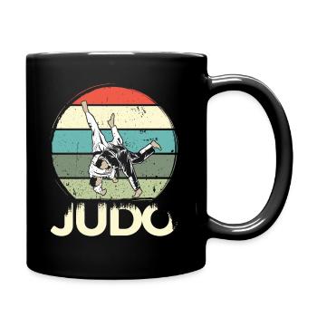 Judo vintage Sport de combat japonais Cadeau - Mug uni - noir - Droite
