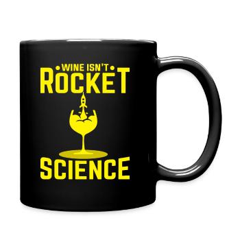 Wine Rocket Science - Tasse einfarbig - Schwarz - Rechts