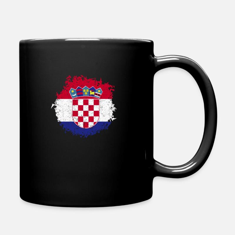 Croatie Drapeau croate Croate - Mug uni - noir
