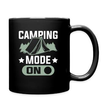camping mode - Mug uni - noir - Droite