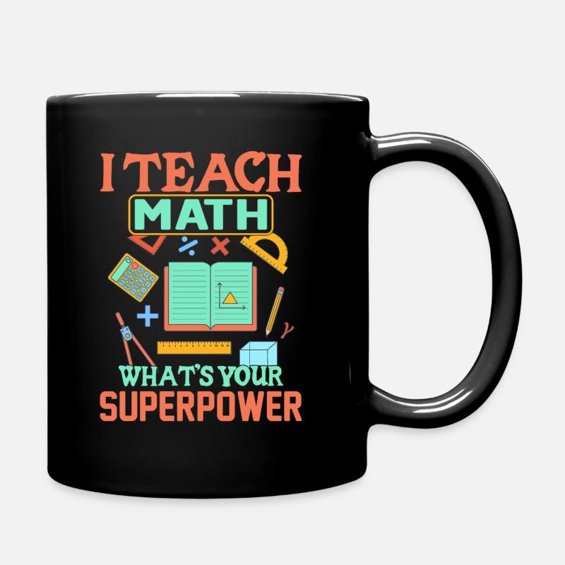 I Teach What´s Your Superpower - Tasse einfarbig - Schwarz