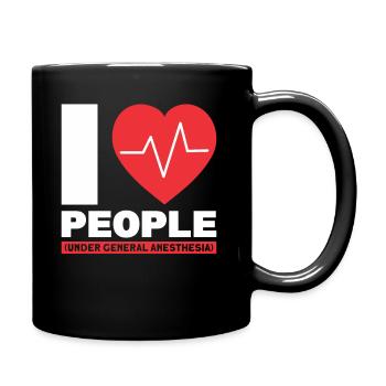 Anesthésie Anesthésie Médecin anesthésique - Mug uni - noir - Droite