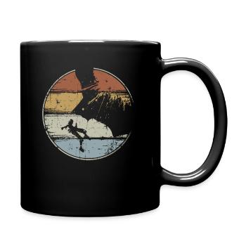 Climber vintage climbing - Full Colour Mug - black - Right