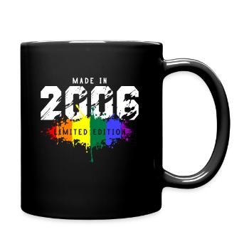 2006 Birthday Gay LGBT - Full Colour Mug - black - Right