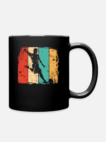 Football vintage footballeurs - Mug uni - noir