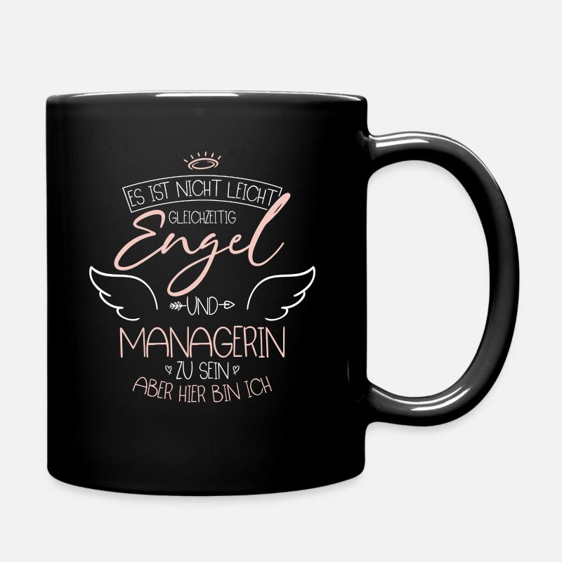 Managerin - Tasse einfarbig - Schwarz