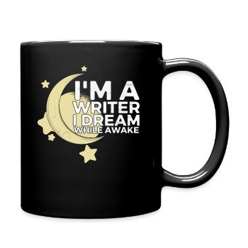 Writer Dream Writer Author Moon Author Author - Full Colour Mug - black - Right