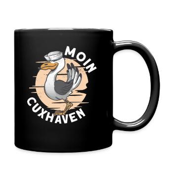 Nordsee Cuxhaven Norddeutschland Geschenk - Tasse einfarbig - Schwarz - Rechts