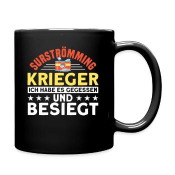 Surströmming Challenge Schweden Surströmming - Tasse einfarbig - Schwarz - Rechts