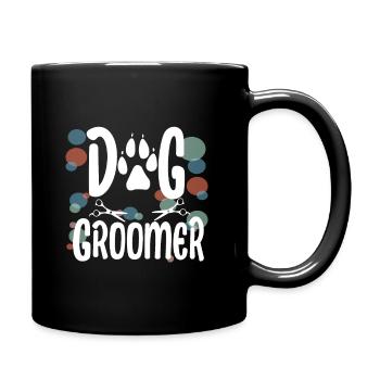 Dog Groomer Dog Groomer Gift - Full Colour Mug - black - Right