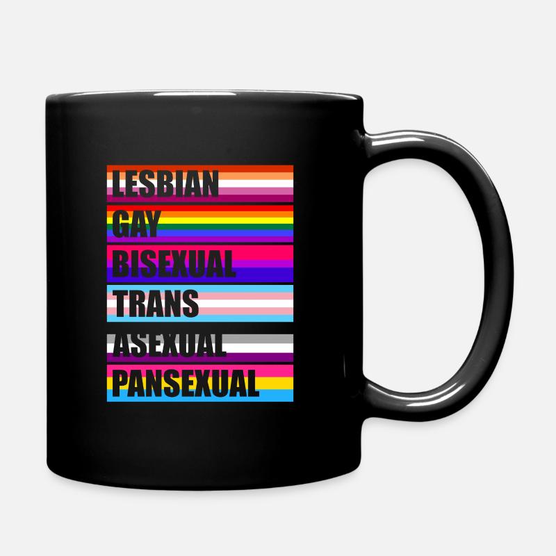 Drapeaux LGBT - Mug uni - noir