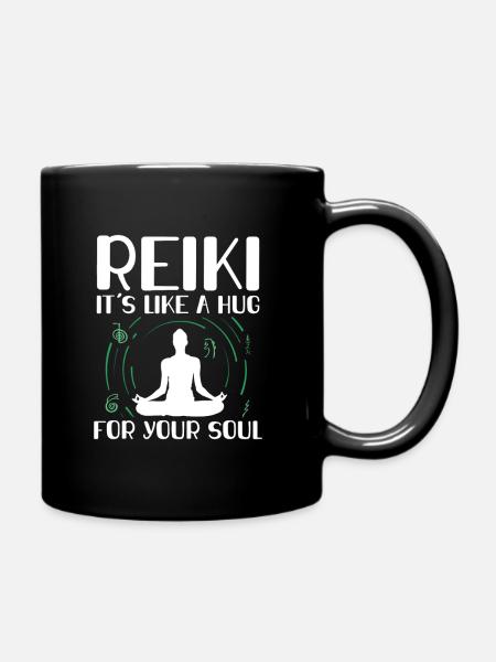 Reiki Proverbes | Reiki Maître Spirituel Cadeaux - Mug uni - noir