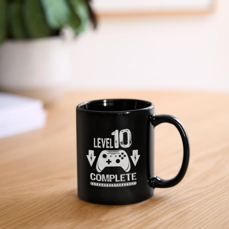 10 Geburtstag Junge Level 10 Complete Geschenkidee Tasse einfarbig