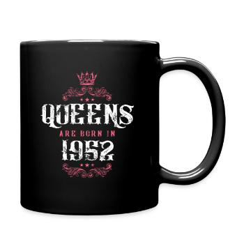 born in 1952 - Tasse einfarbig - Schwarz - Rechts