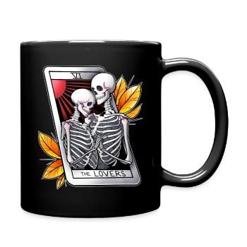 Le tarot des Amoureux - Mug uni - noir - Droite