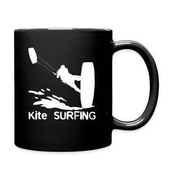 Kite Surfing Water Sports Surfing Kites - Full Colour Mug - black - Right
