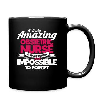 Midwife Obstetrician Midwives Gift - Full Colour Mug - black - Right