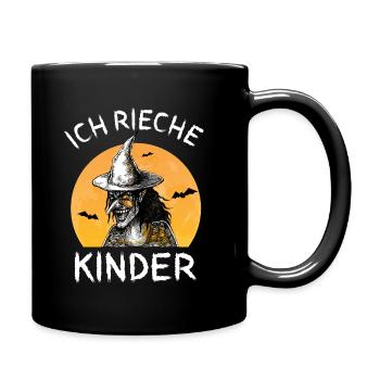 Ich Rieche Kinder Damen Hexe Kostüm für Mütter - Tasse einfarbig - Schwarz - Rechts