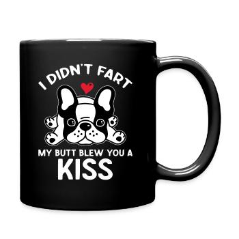 Français Propriétaire de Bulldog Frenchie - Mug uni - noir - Droite