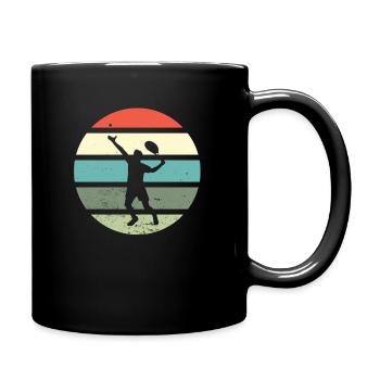 Tennis - Tasse einfarbig - Schwarz - Rechts
