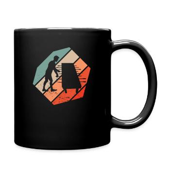 Tischfußball - Tasse einfarbig - Schwarz - Rechts