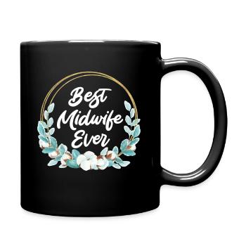 Meilleure sage-femme au monde Naissance d’obstétricien - Mug uni - noir - Droite