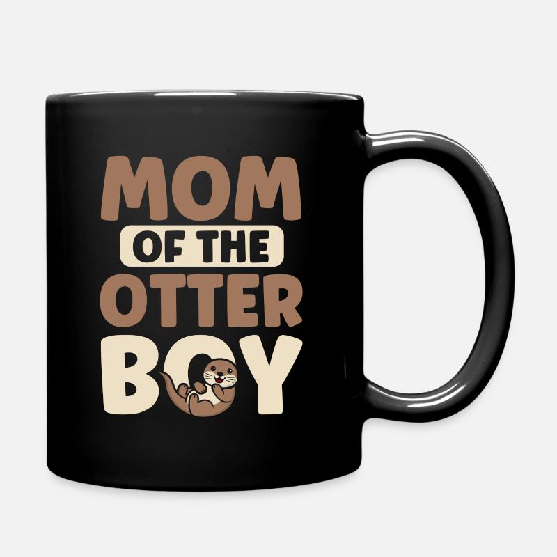 Tier Otter Liebhaber Otter Geschenk - Tasse einfarbig - Schwarz