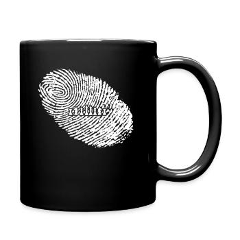 empreintes digitales adn dns koenig d'échecs cadeau - Mug uni - noir - Droite