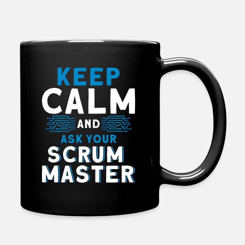 Puppet Chefs Programmer Scrum Master Geschenk - Tasse einfarbig - Schwarz