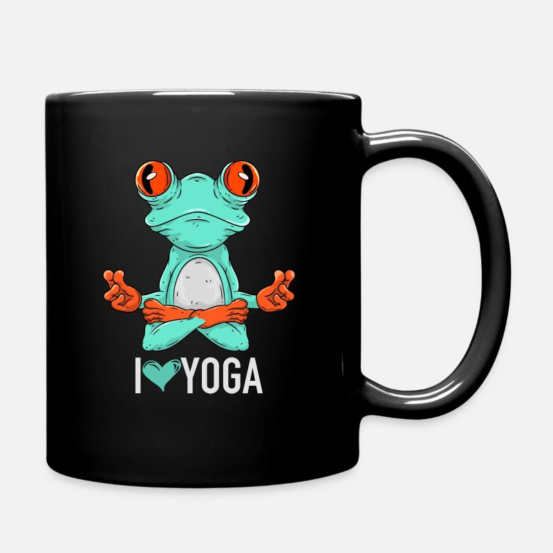 Yoga - Tasse einfarbig - Schwarz