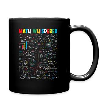 Math Whisperer - Tasse einfarbig - Schwarz - Rechts