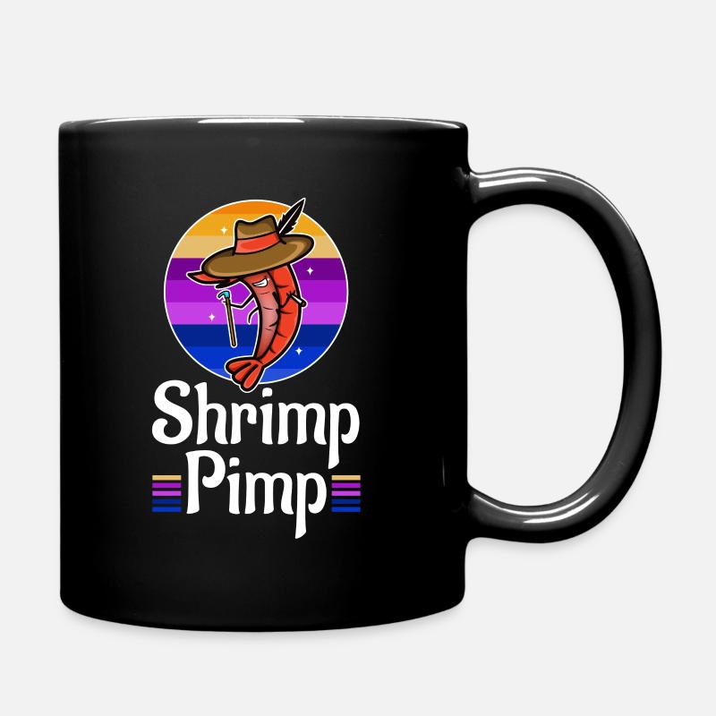 Shrimp Pimp - Tasse einfarbig - Schwarz