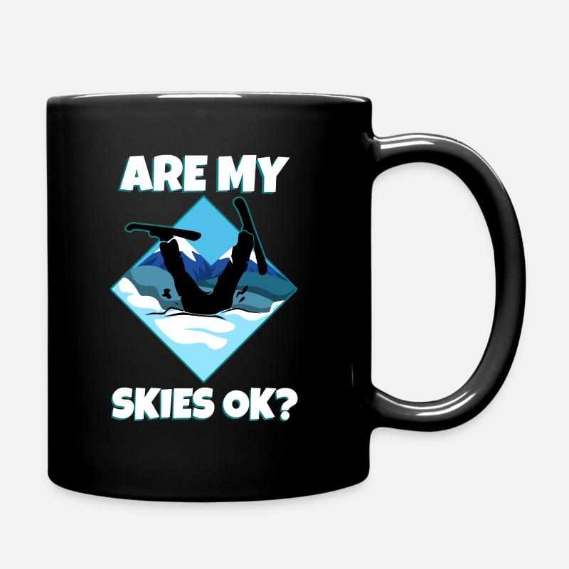 mes skis vont-ils bien? - Mug uni - noir
