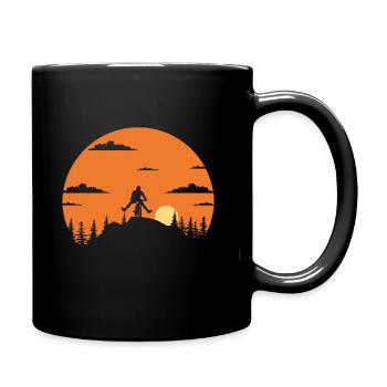 Funny Cyclist Cyclist Bike - Full Colour Mug - black - Right