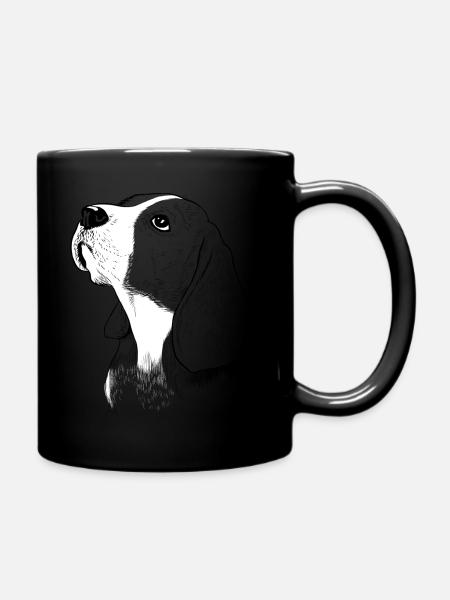 Chien Beagle - Mug uni - noir